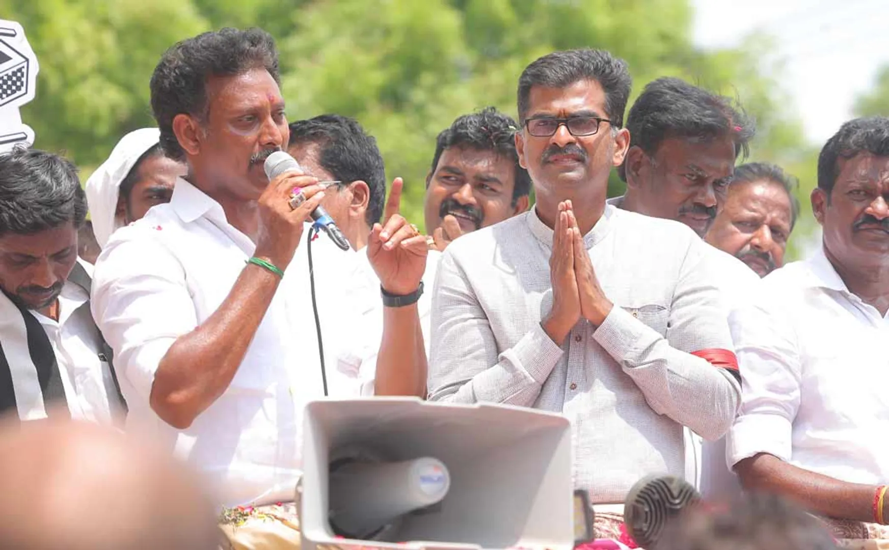 Minister Anbil Mahesh campaigned Everything for everyone is the Dravidian model govt 