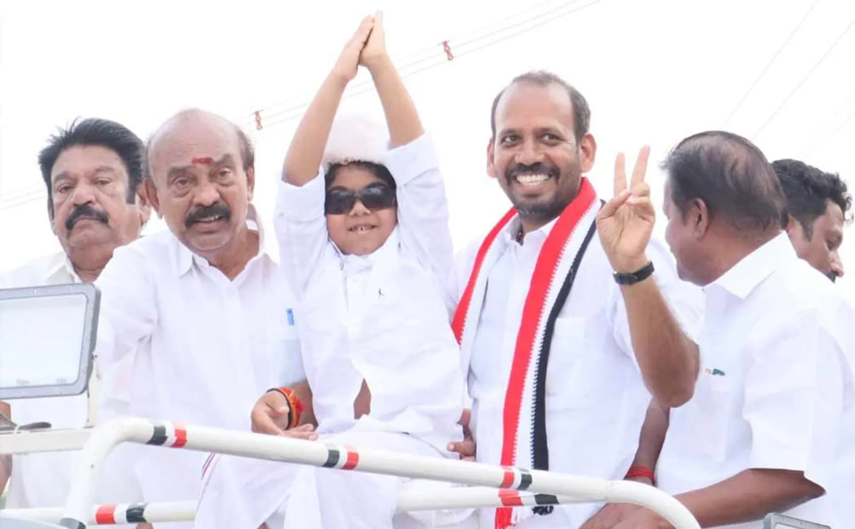 A.D.M.K. Kutty MGR collected votes against the candidate Karuppaiya
