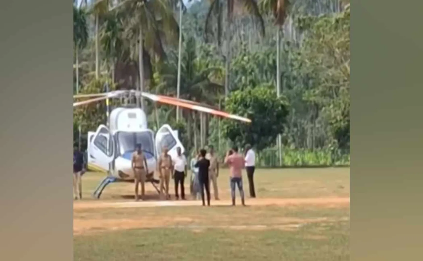 Rahul Gandhi's helicopter was tested
