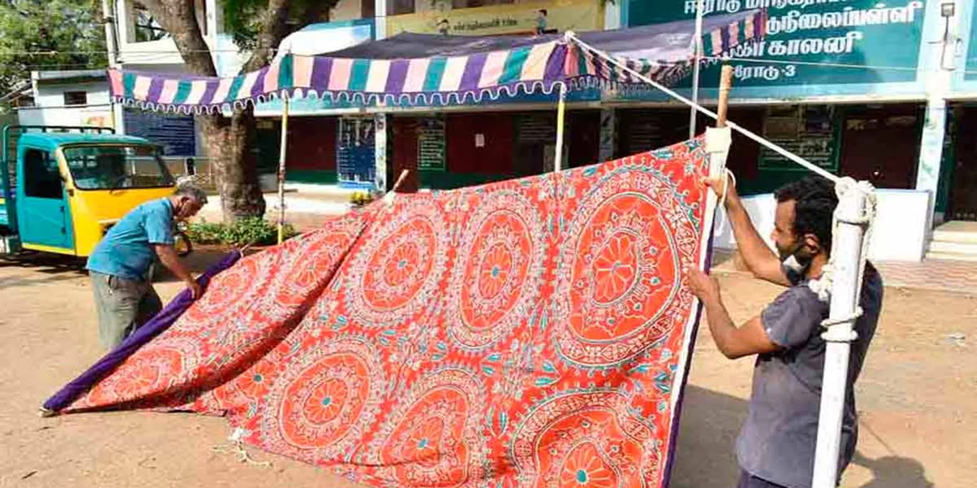 heat exposure; Samiana pandal at polling centers