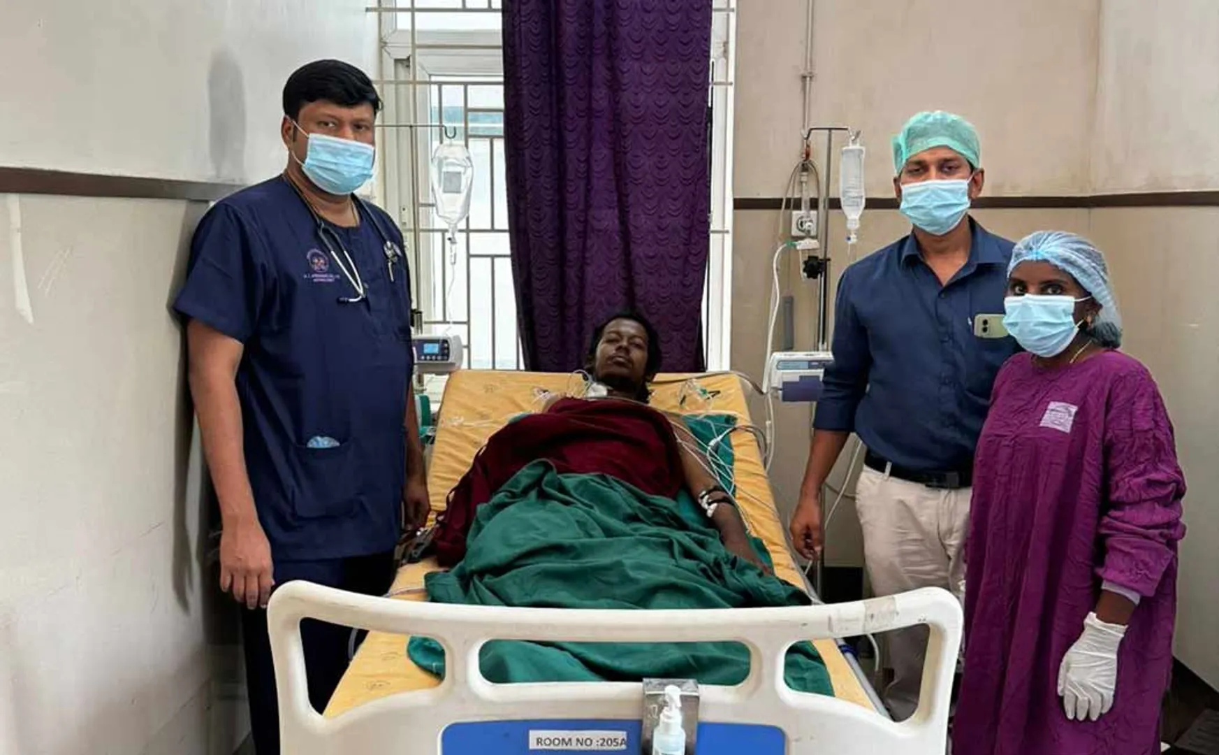 Two people underwent kidney transplant today in Erode