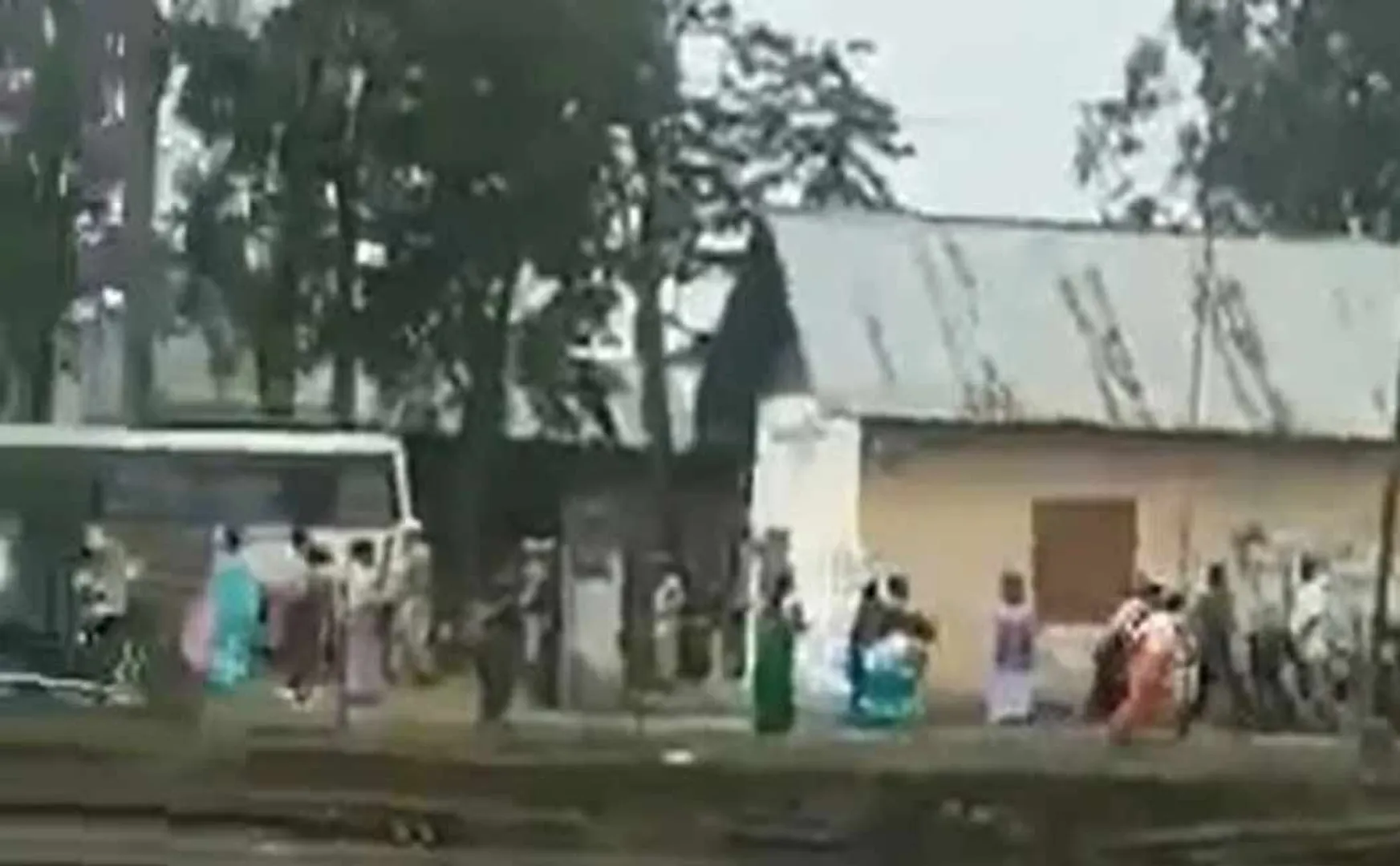 Firing has taken place in polling station of Manipur Parliamentary Constituency