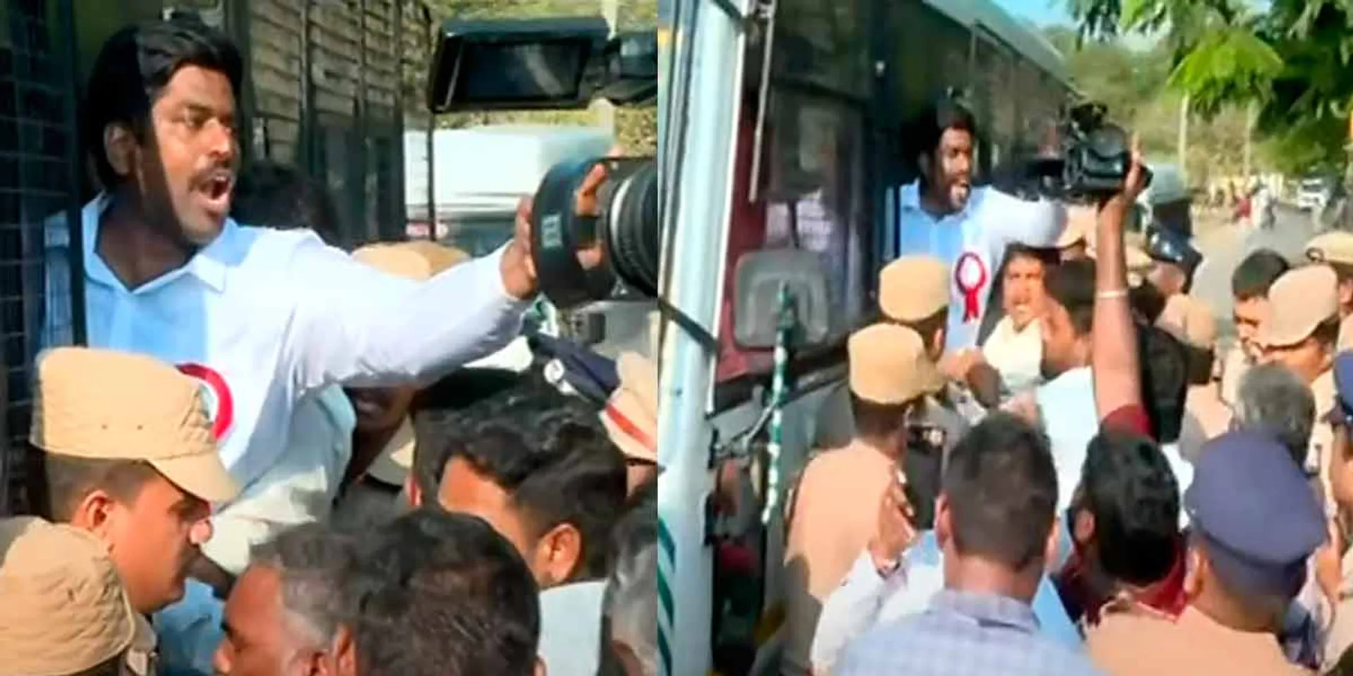 Naam Tamilar Party candidate arrested for protesting 