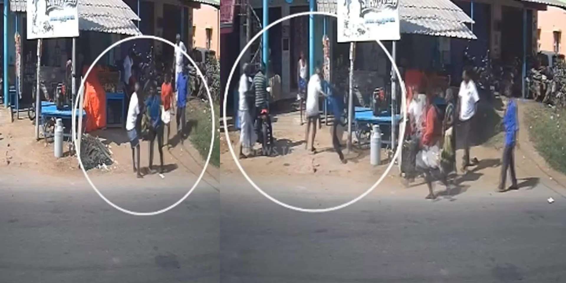 In broad daylight, someone poured petrol and set it on fire; Police investigation