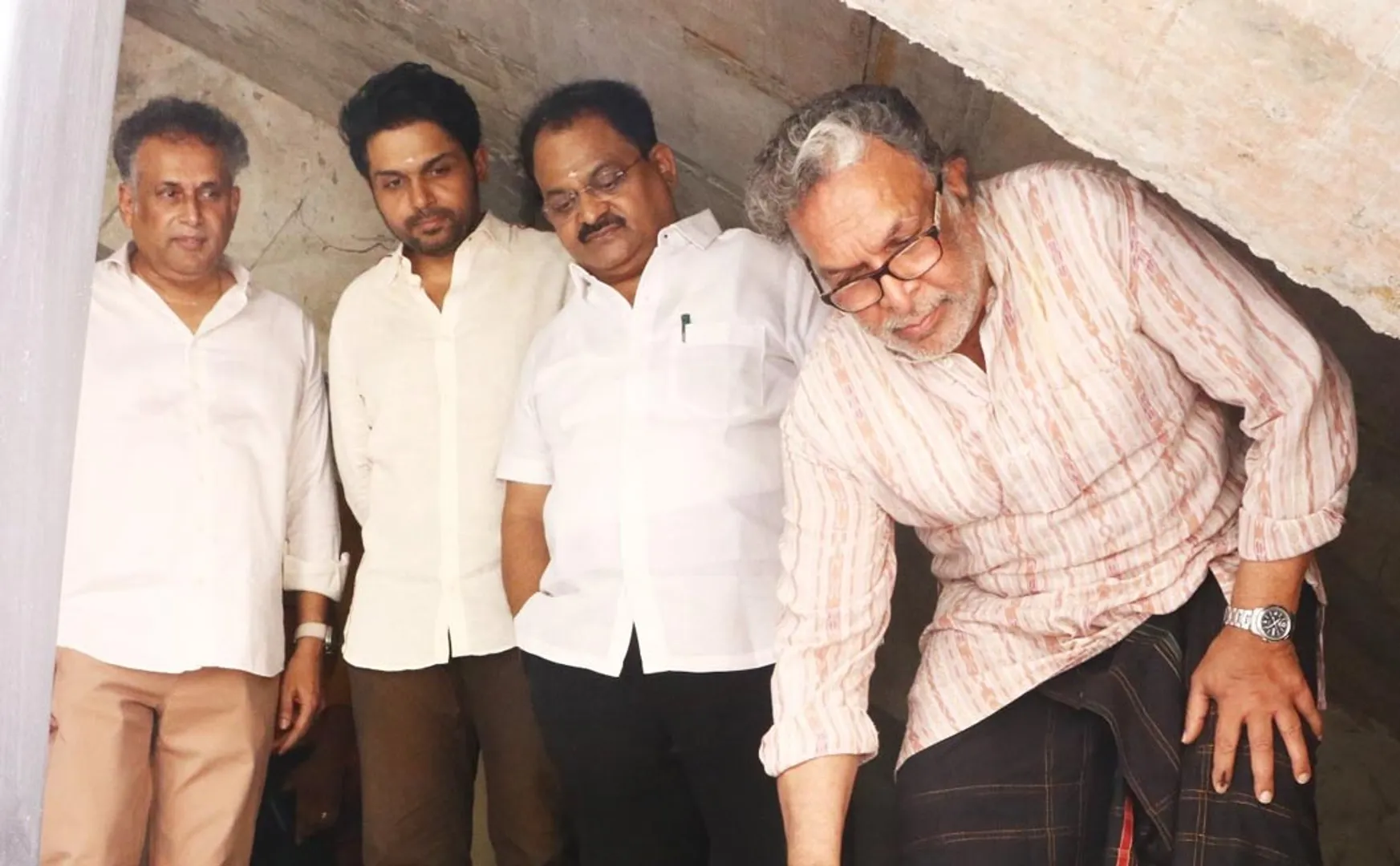 nadigar sangam building works start again with pooja