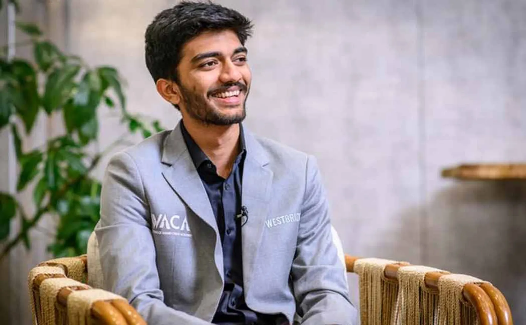 Chess player Gukesh who set a record at a young age