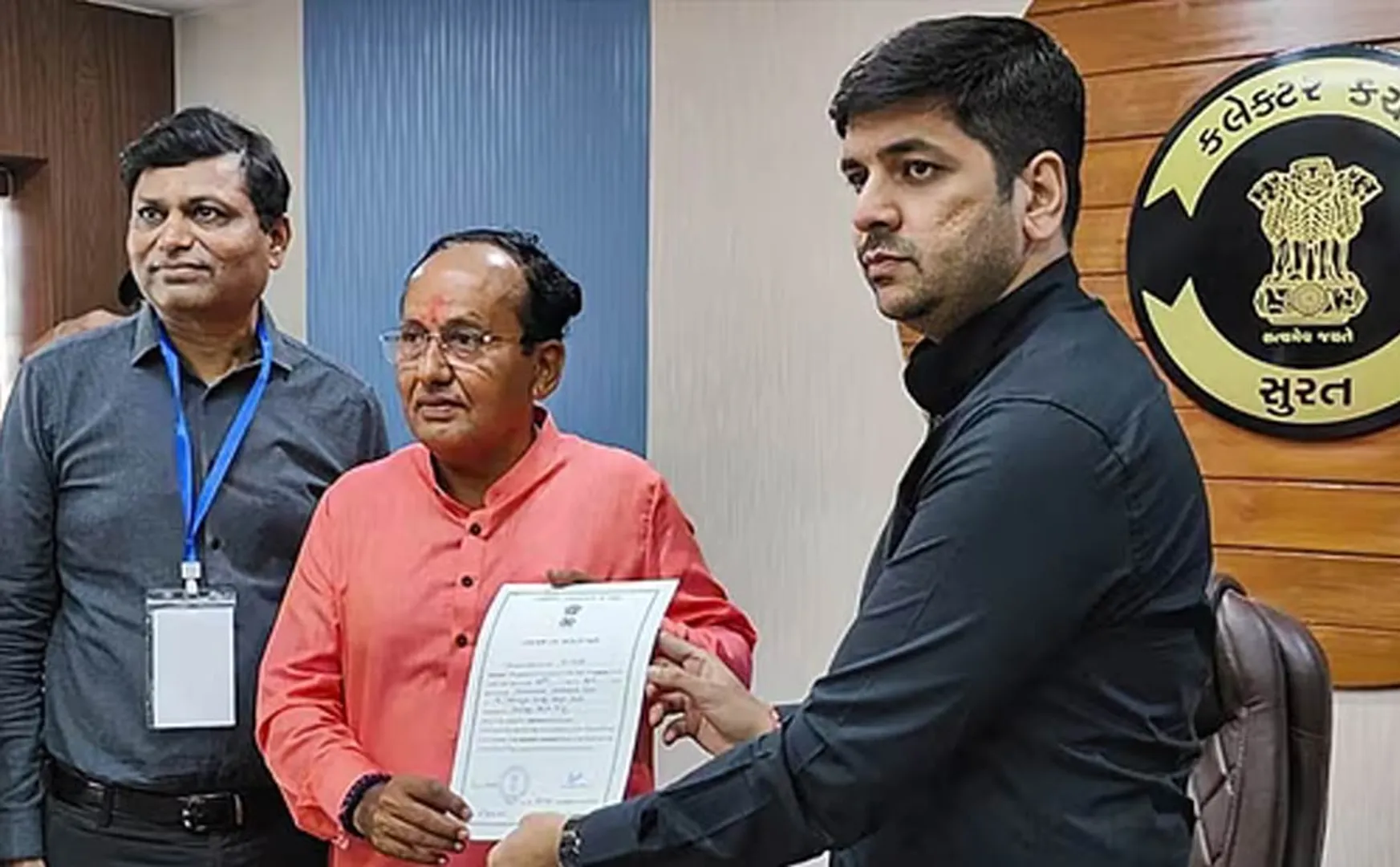 BJP candidate selected without competition at Lok Sabha elections