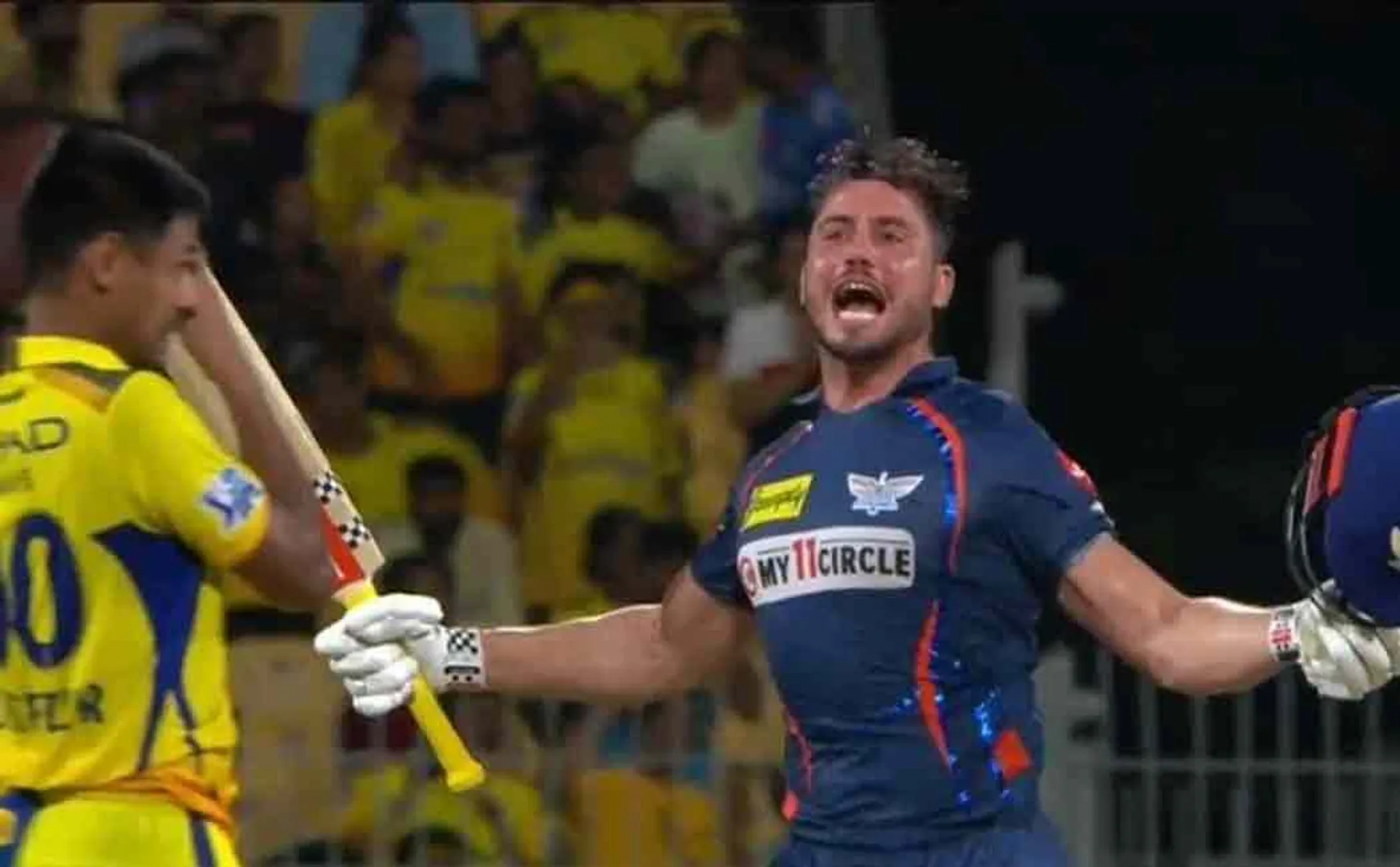 Chennai super kings again lost to Lucknow team