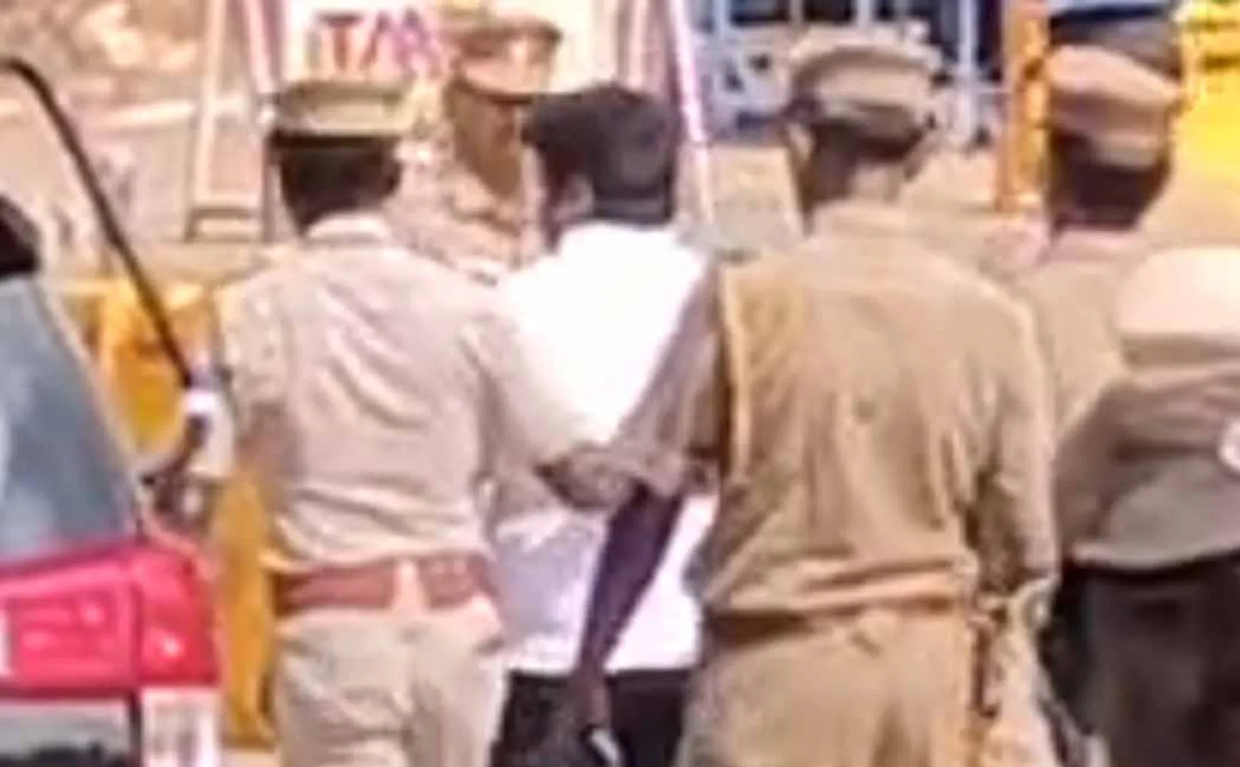 A BJP executive who tried to petition the Chief Minister stalin