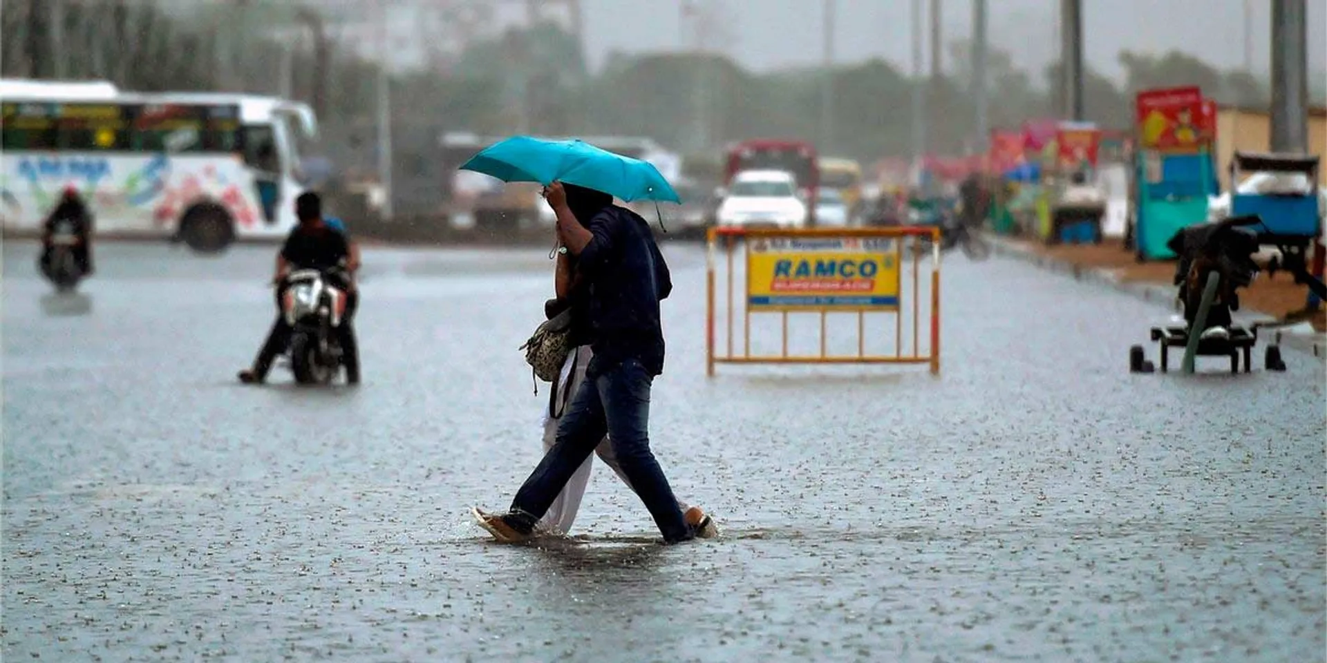Chance of rain in 9 districts