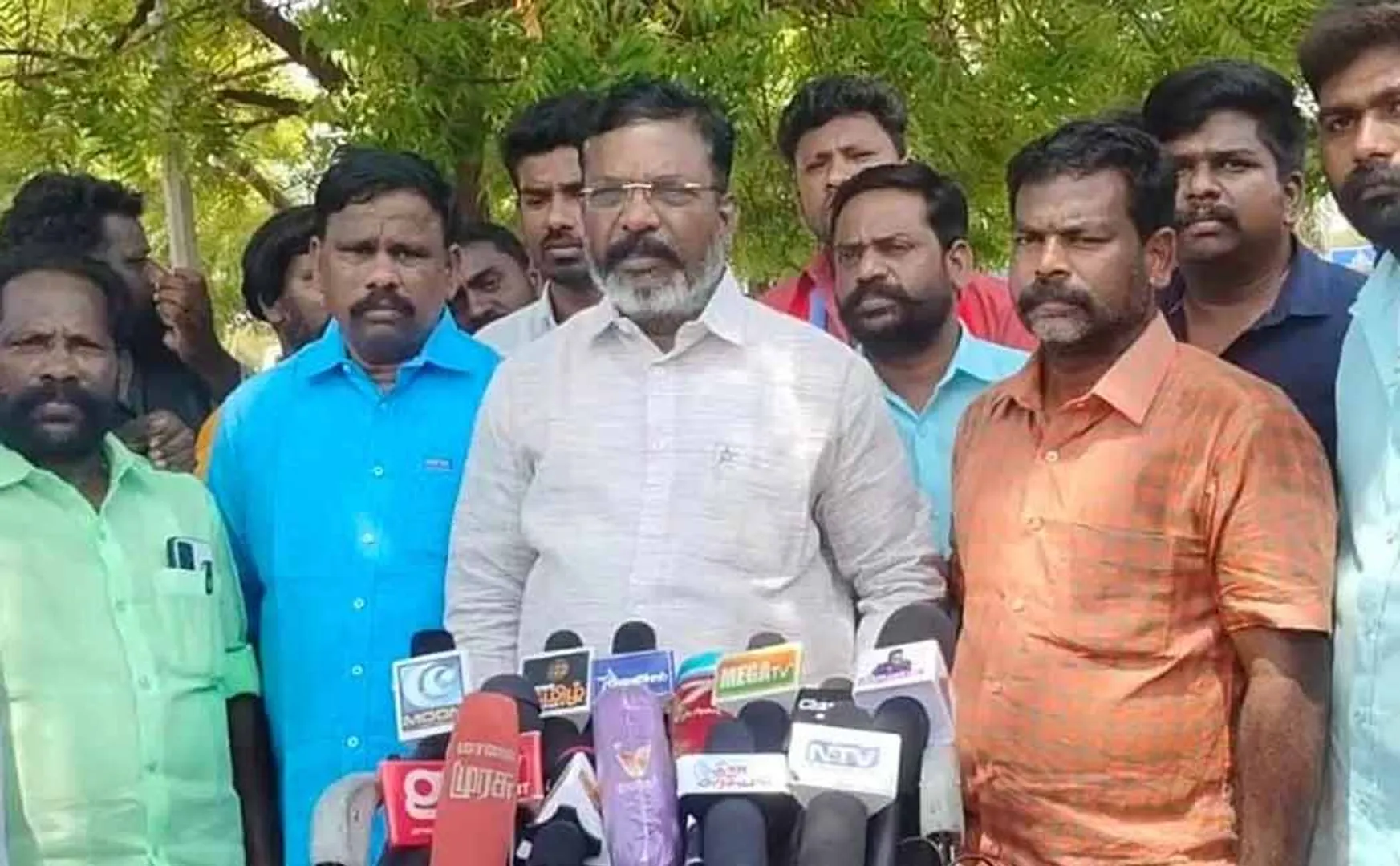 Election Commission is afraid to ask the PM modi for an explanation says Thirumavalavan