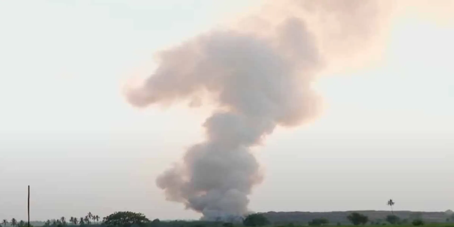 Fire incident at Vellakal garbage dump