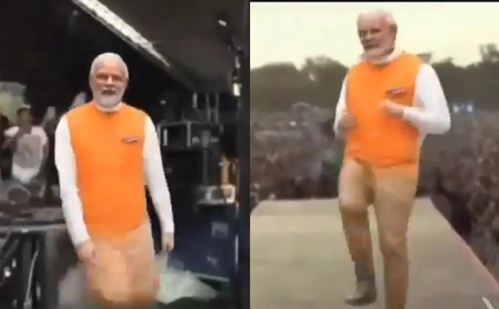 Prime Minister Modi's reaction on AI Dance