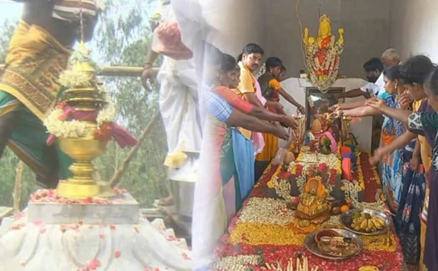 husband built a temple for his wife and performed Kumbabhishekam