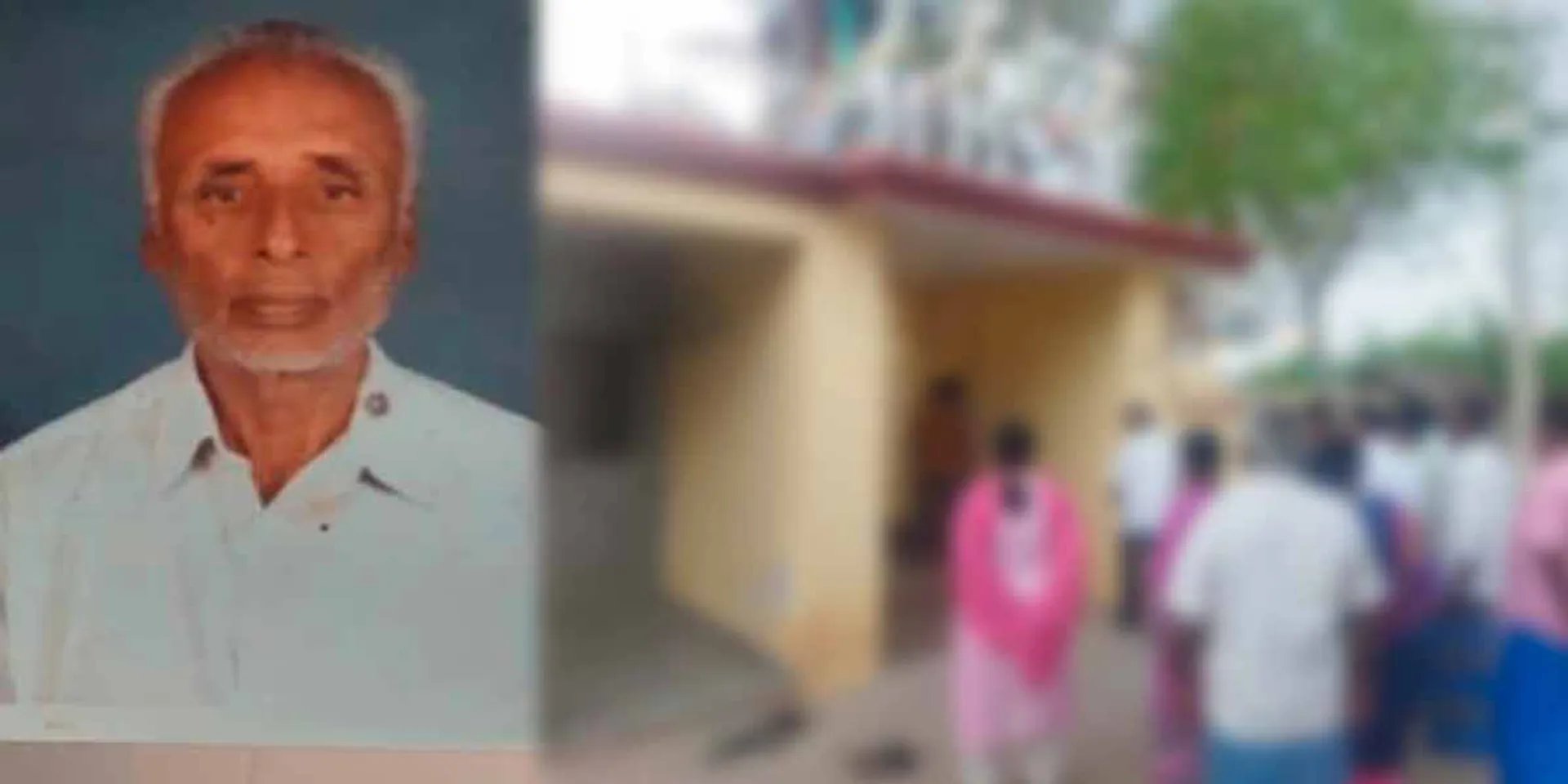 An elderly man who was speaking at a festival peace meeting was lose their live