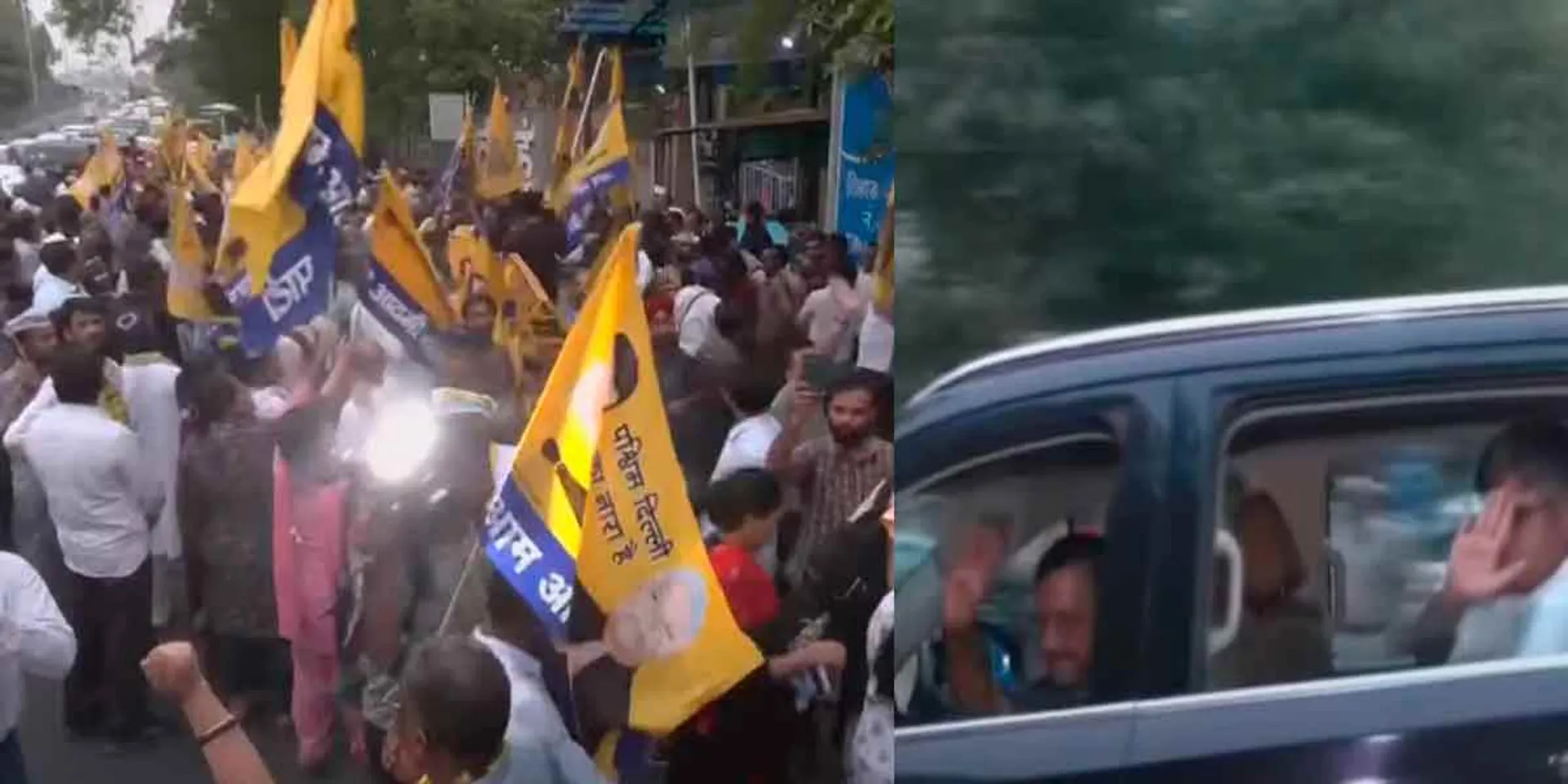 Arvind Kejriwal out of jail; Volunteers are enthusiastic