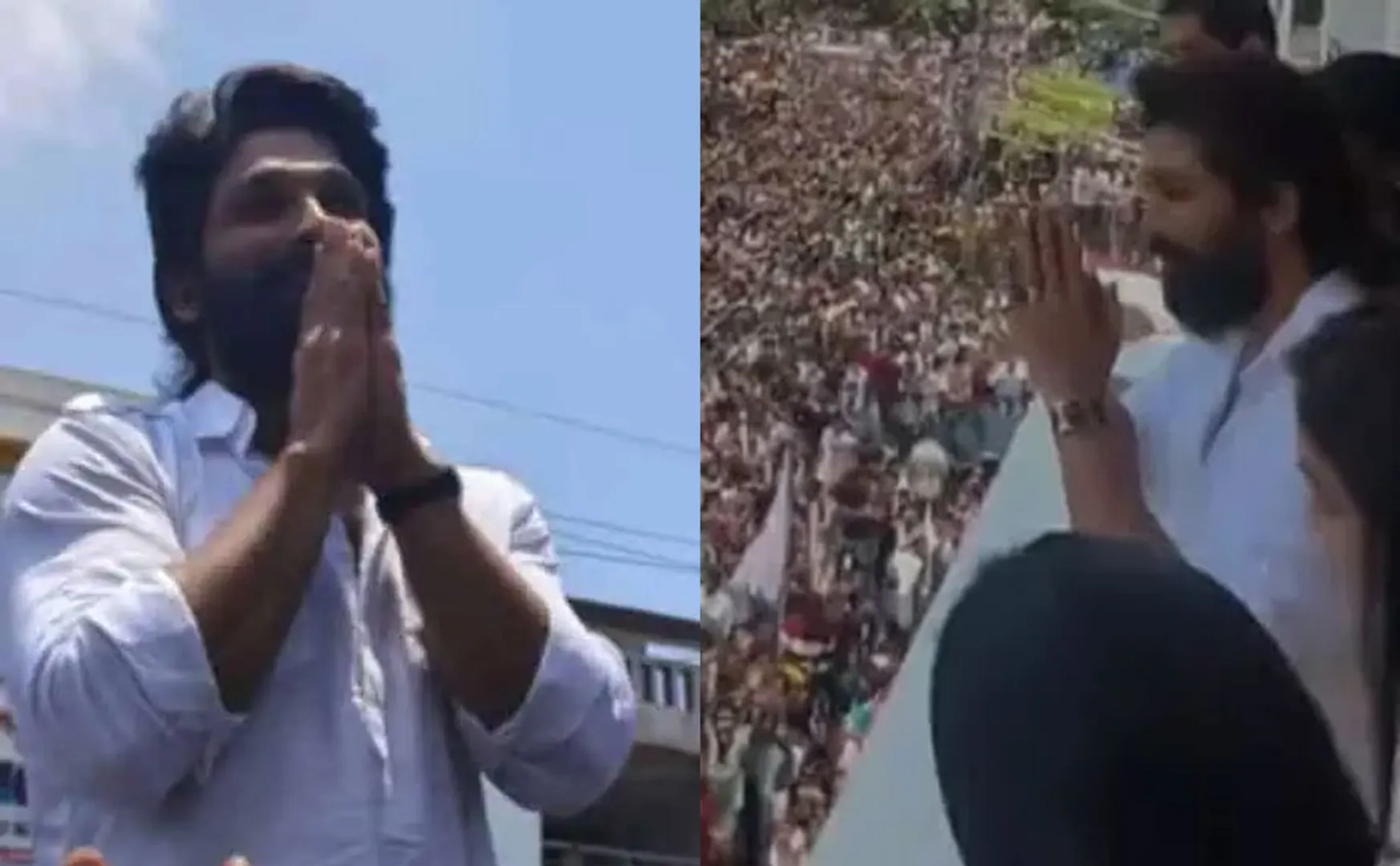 Allu Arjun in campaign excitement in Andhra politics