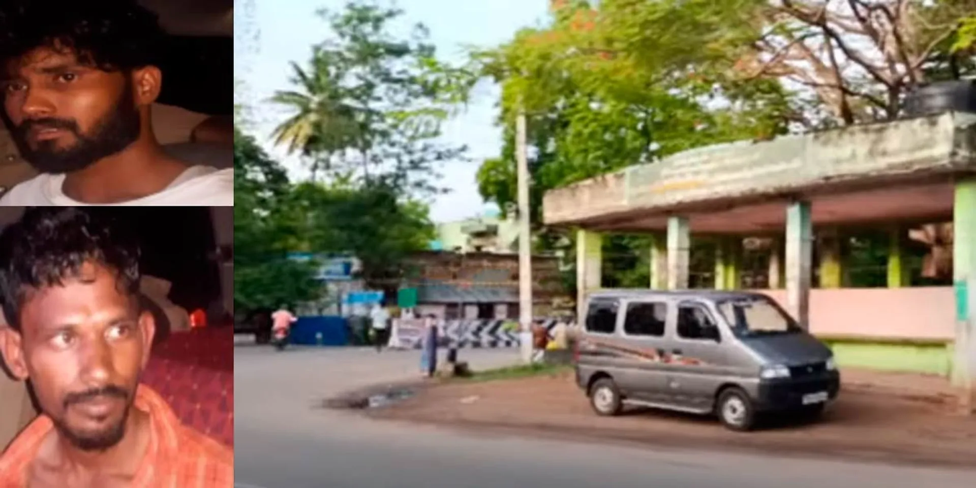 Young men walking around with a woman's corpse in a car; Shocked by the police investigation