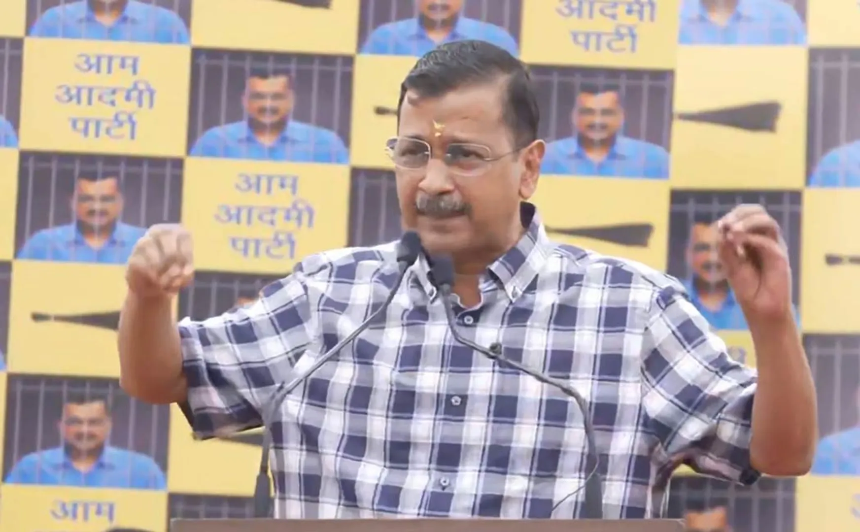  Kejriwal's action speech on cannot win by sending us to jail