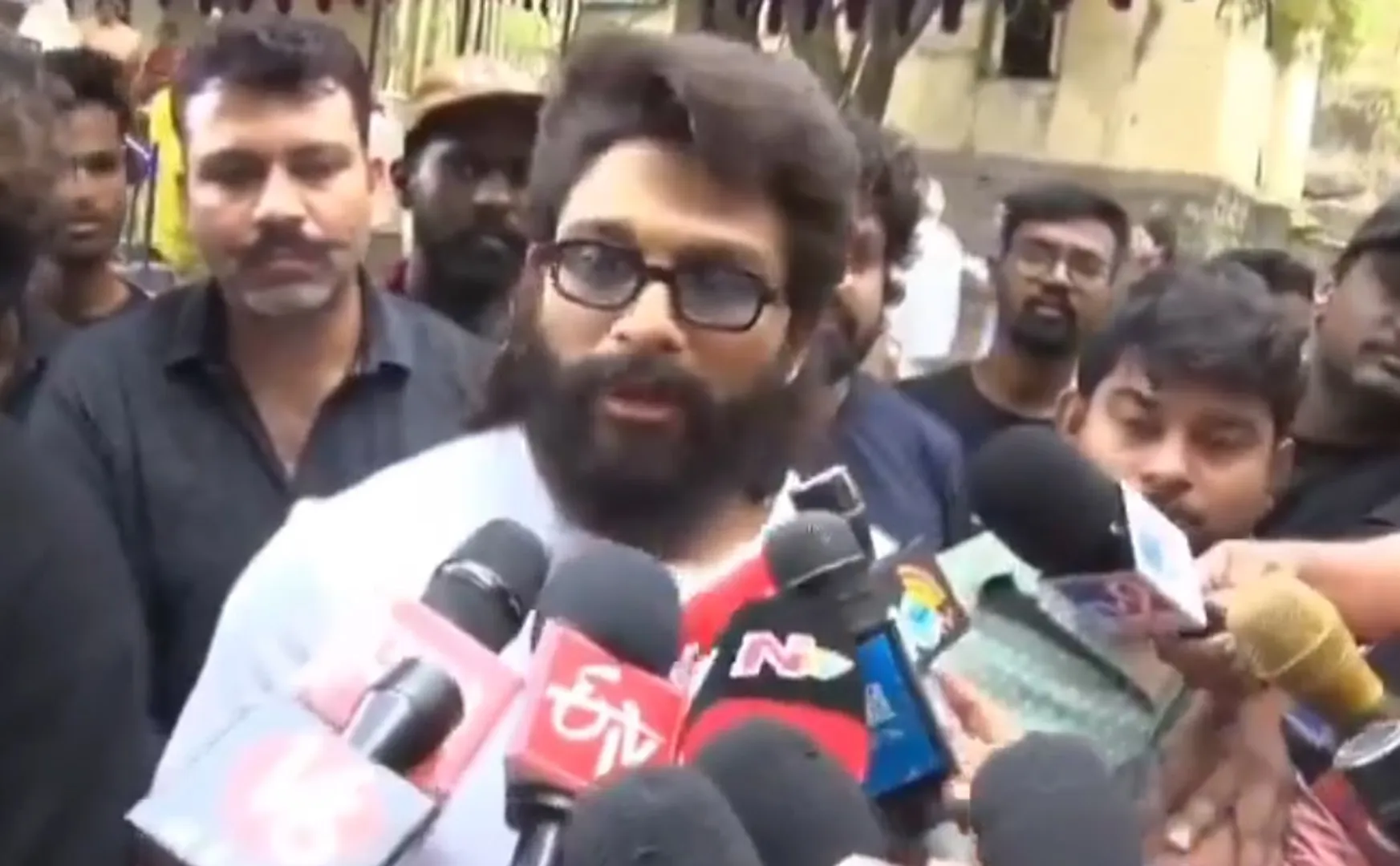 allu arjun about his political stand