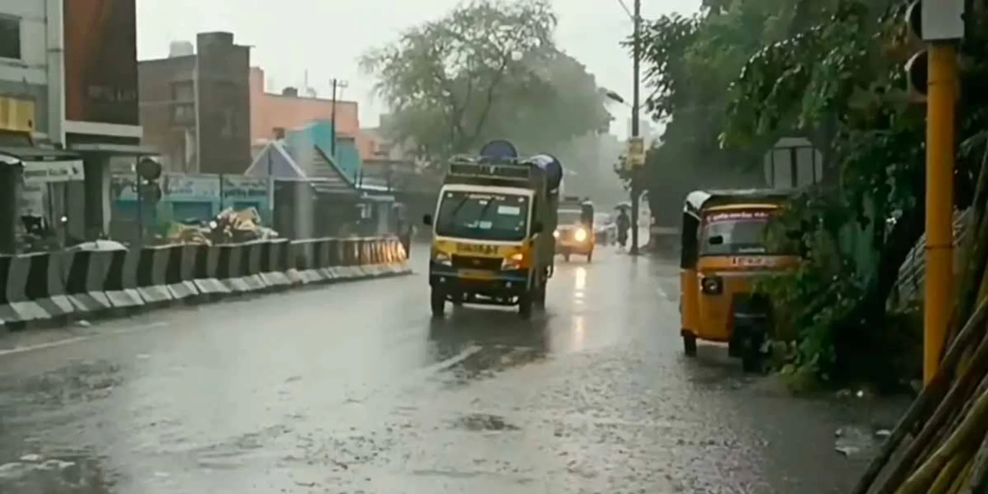 A cooling rain amidst the scorching sun