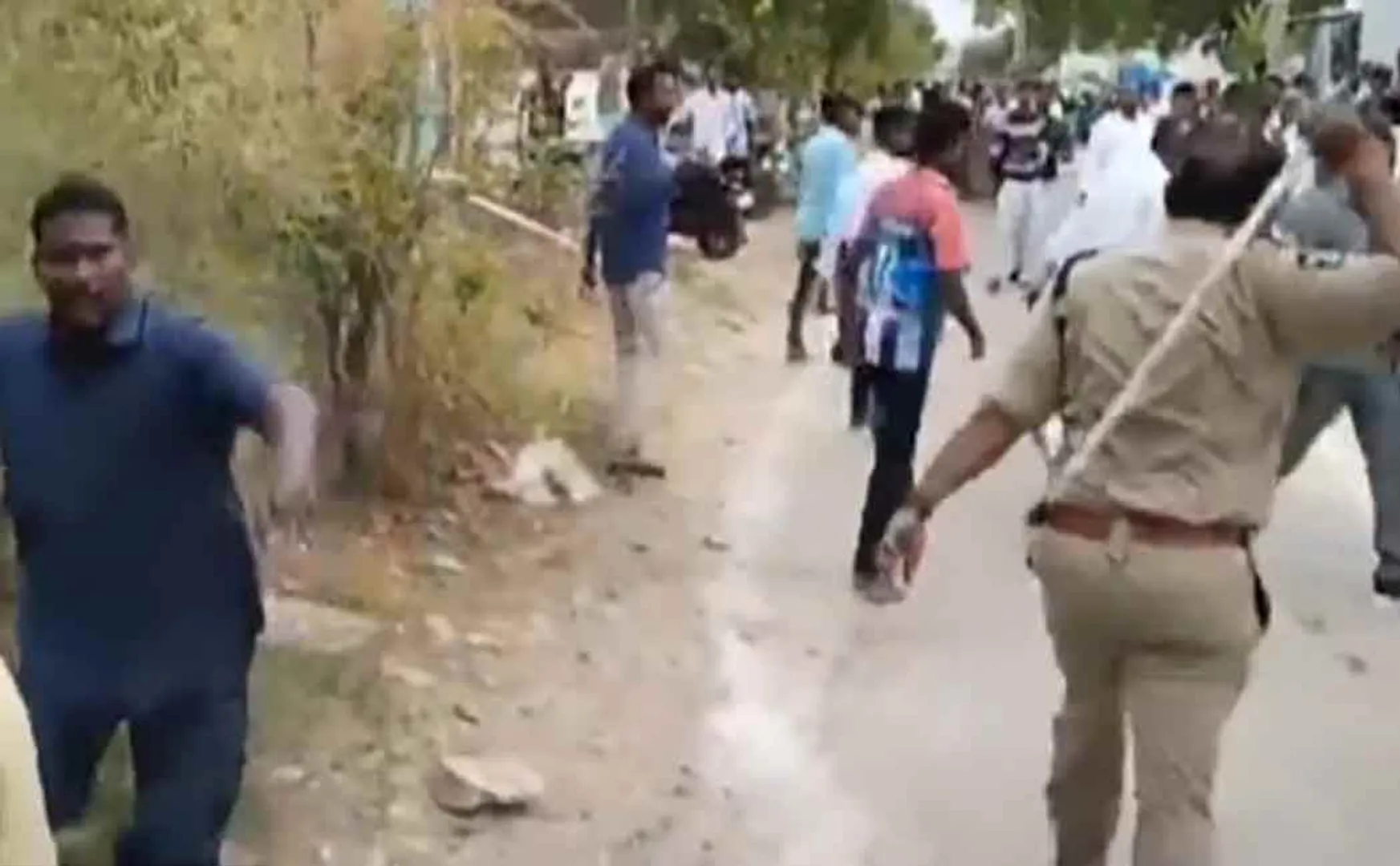 Telugu Desam - Y.S.R. Congress party incident in andhra election