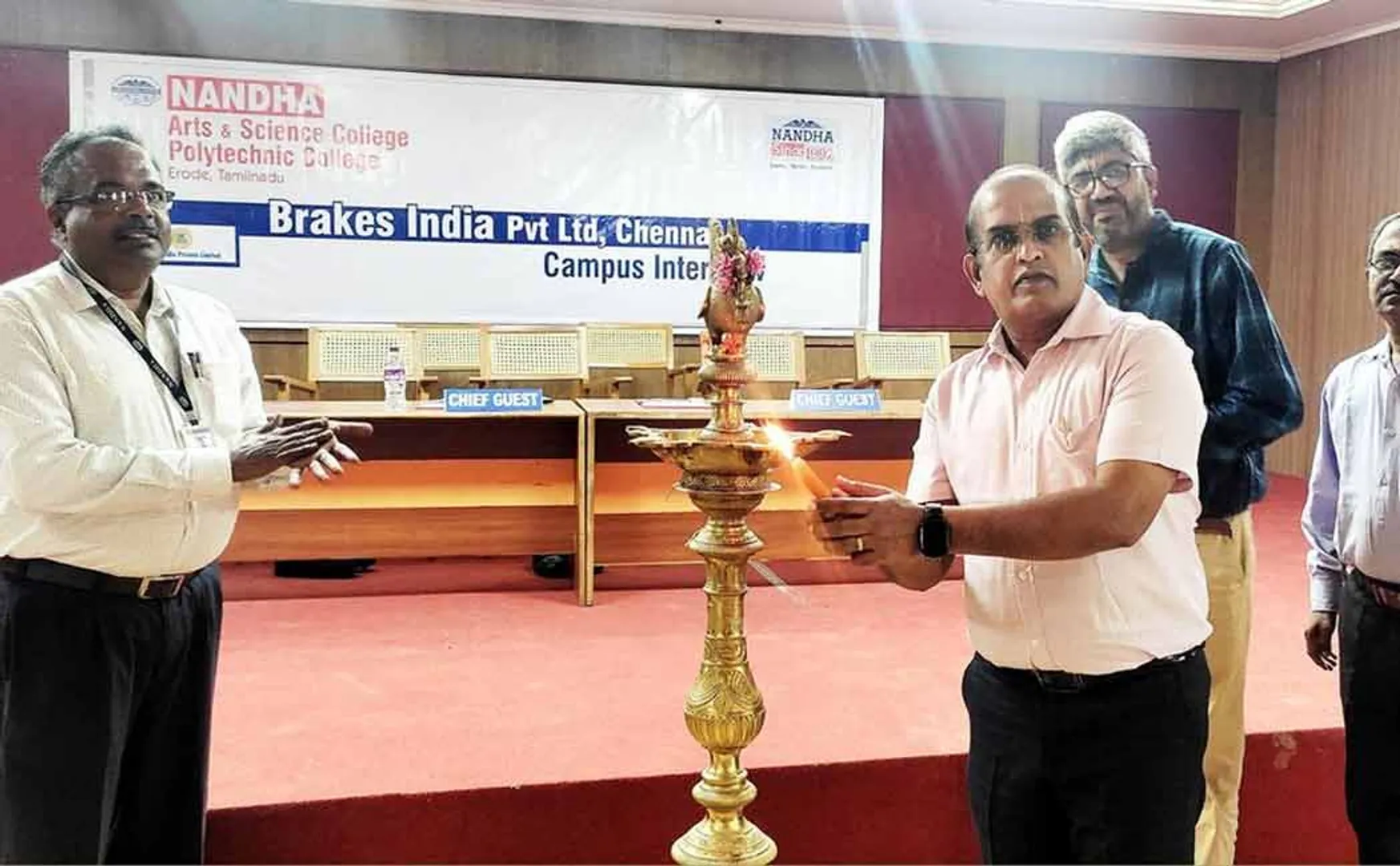 Campus interview for Students in Erode Polytechnic College