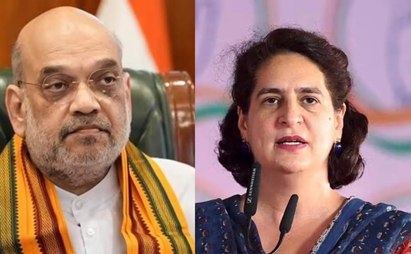  Priyanka Gandhi criticized Amit Shah 