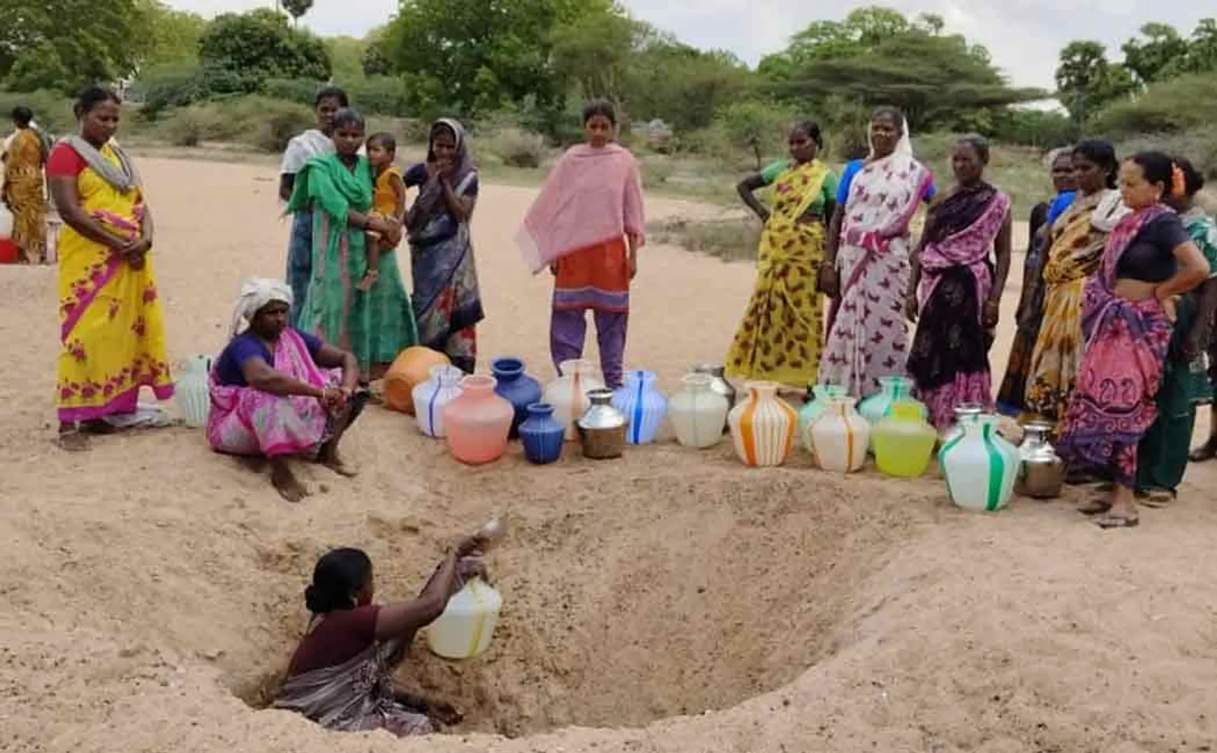 People suffer without water in Pudukkottai