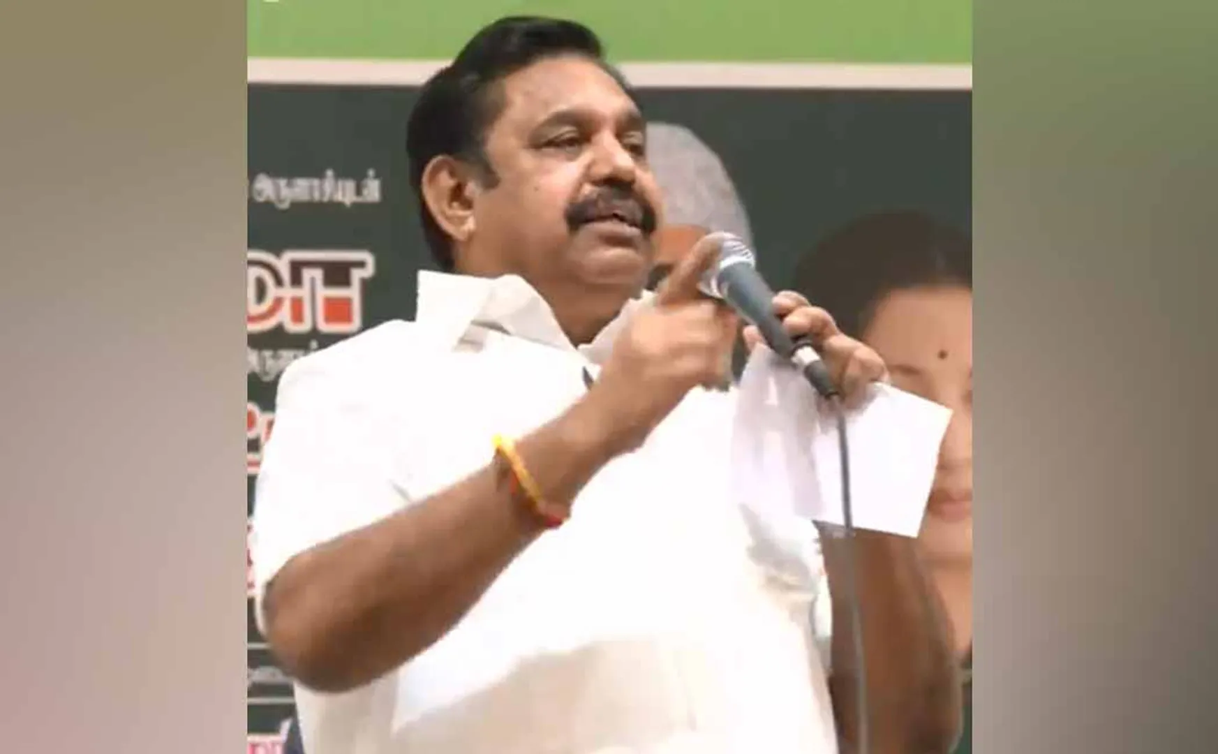 Edappadi Palaniswami says govt decision is wrong