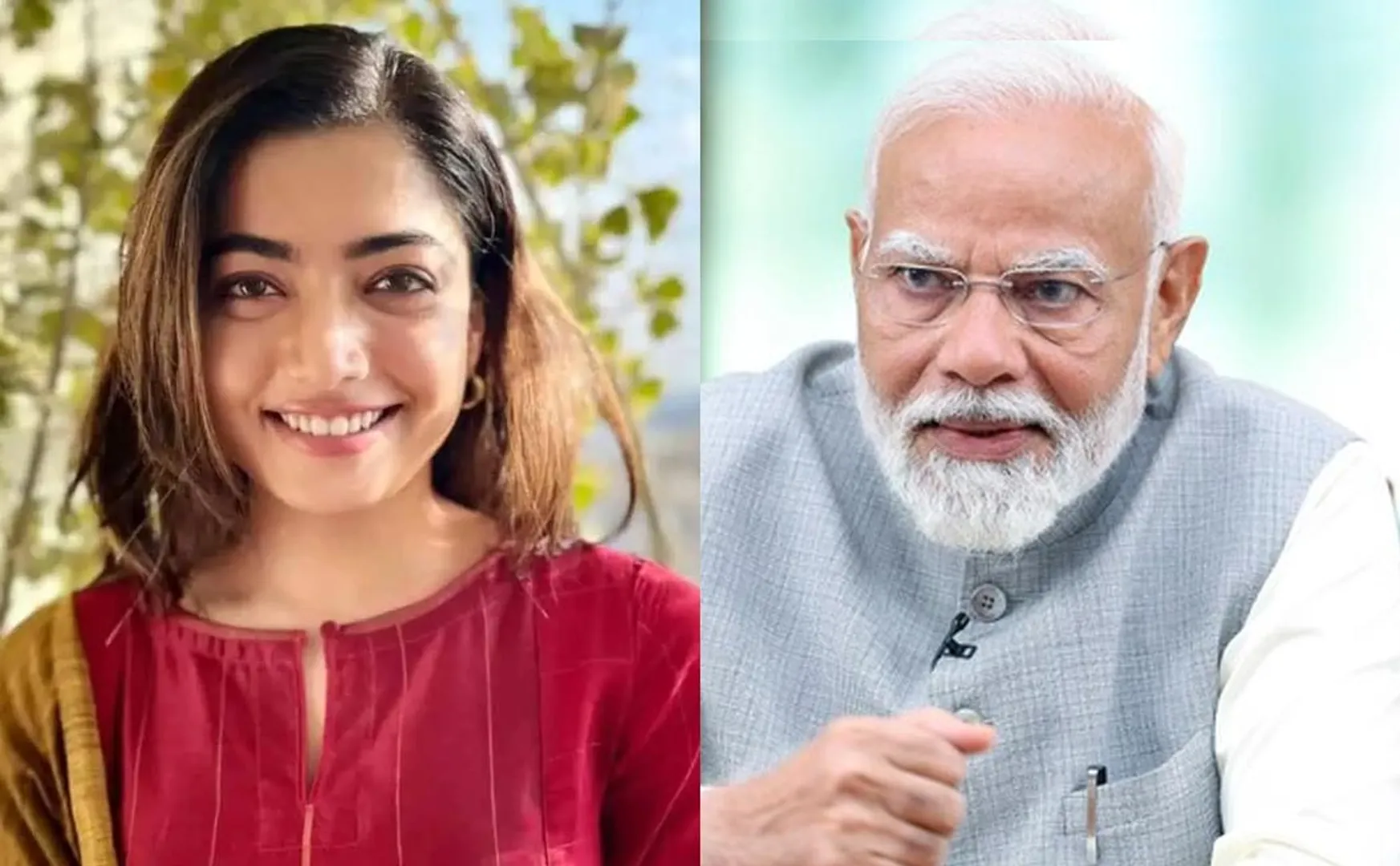 modi replied to rashmika 
