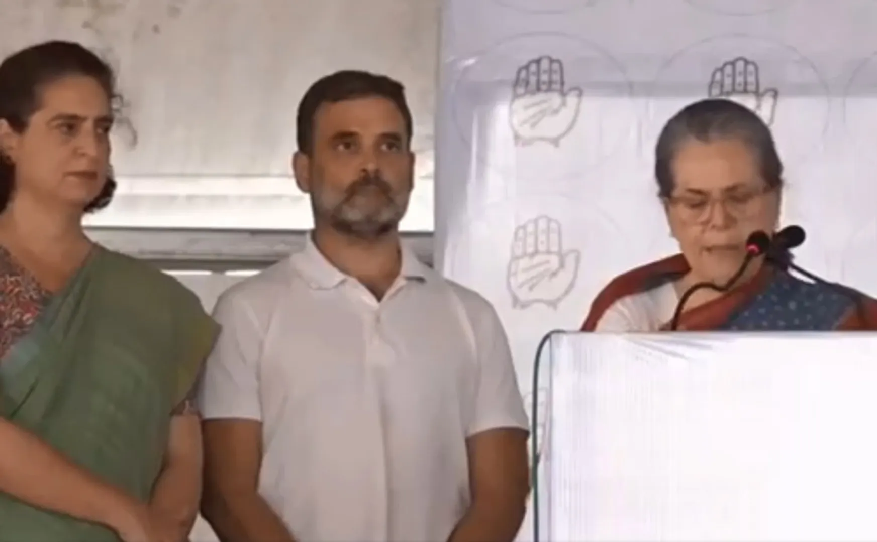  Sonia Gandhi speech to support rahul gandhi in raebareli