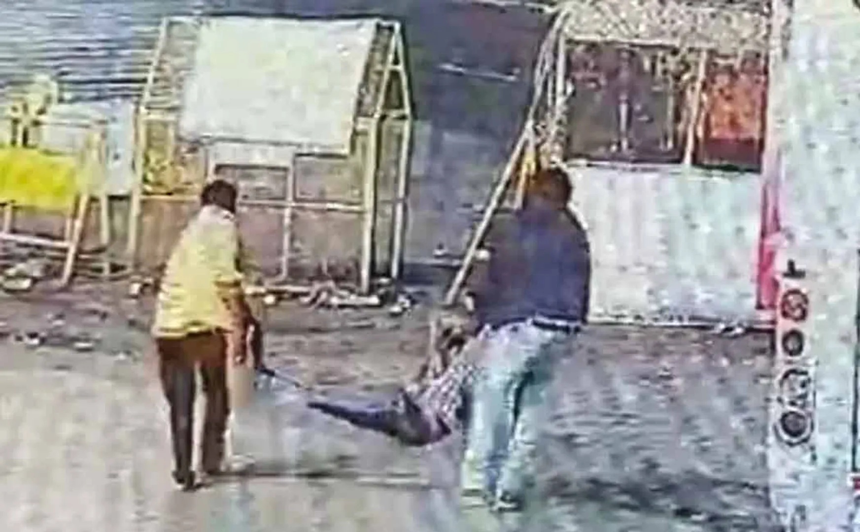 driver threw the person who was fighting for his life on side of  road