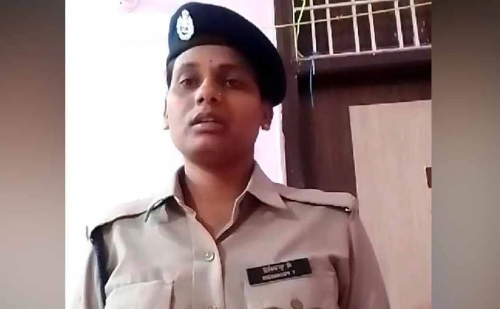 female police  released the video in distress