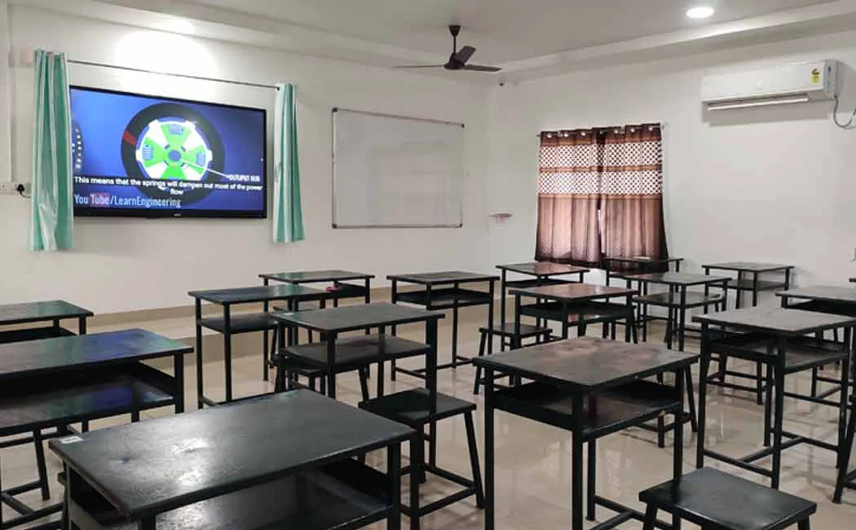 Air-conditioned classrooms with modern technology Government Polytechnic College