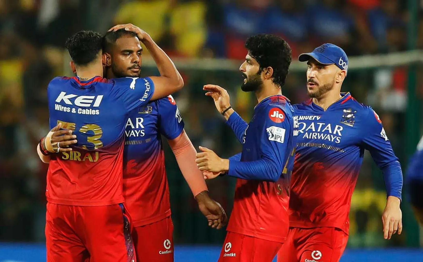 Royal challenger bangalore won the play off match