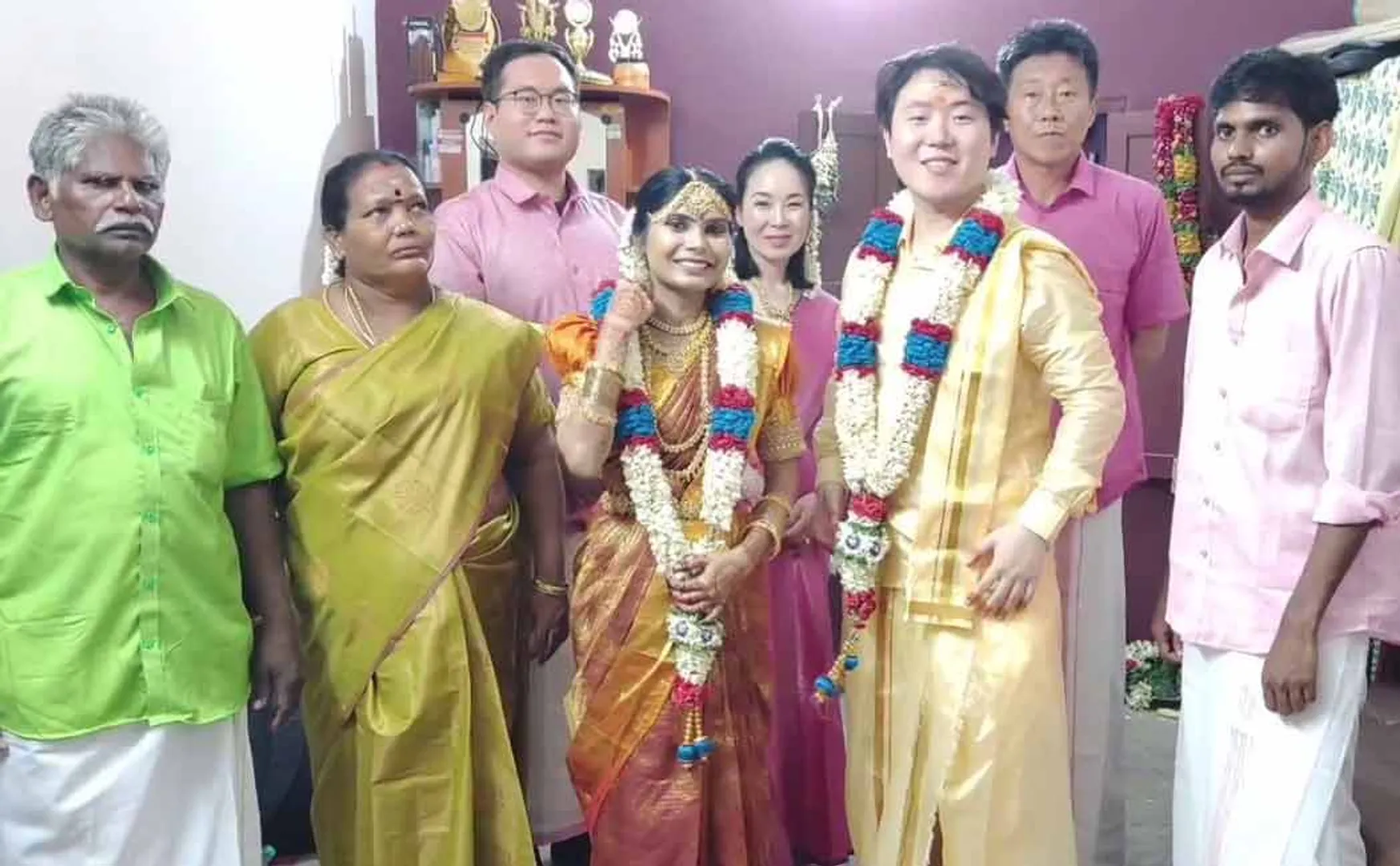 Karur woman married to South Korean man