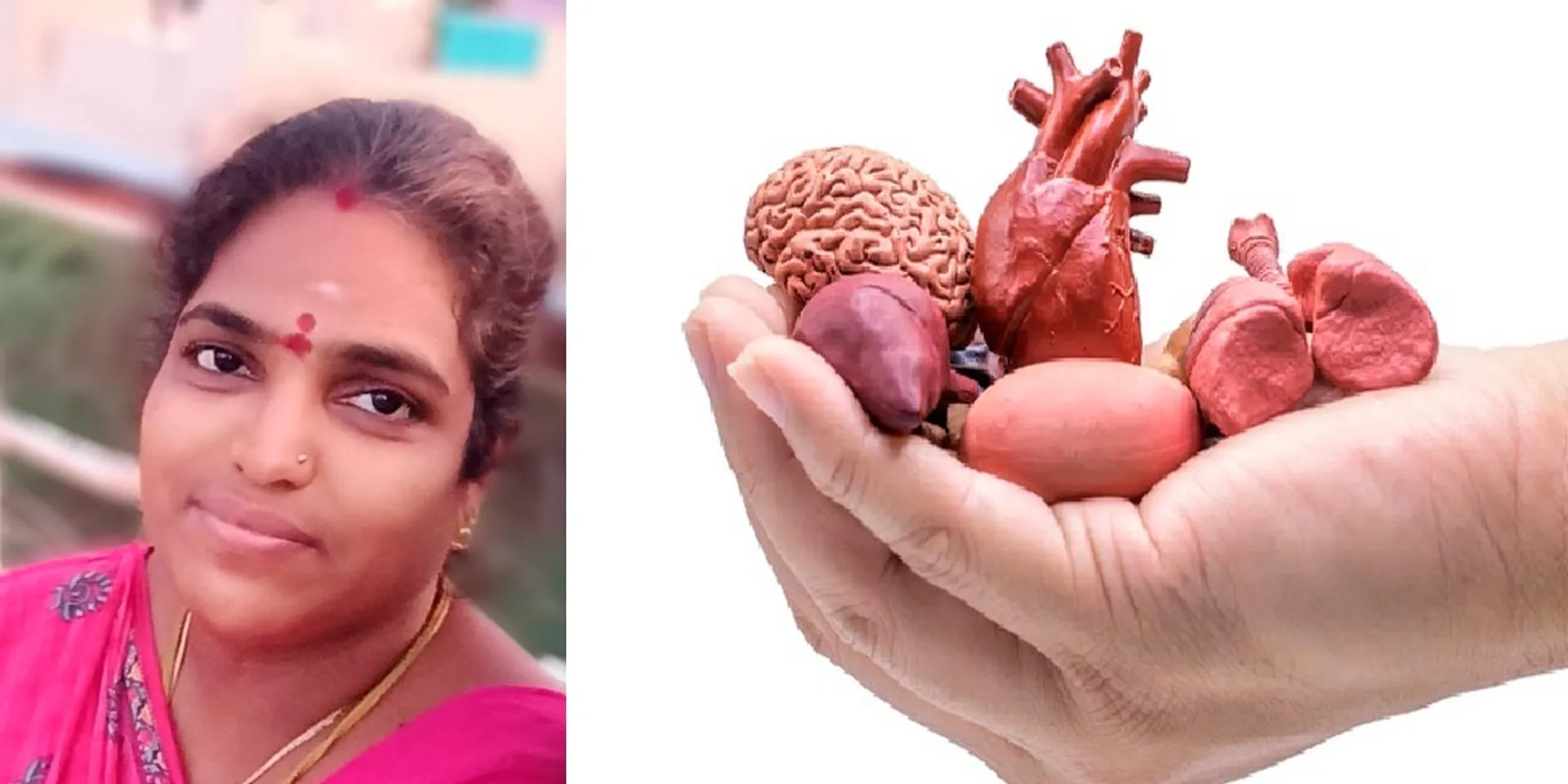 Organ donation of brain dead woman; Courtesy of District Administration