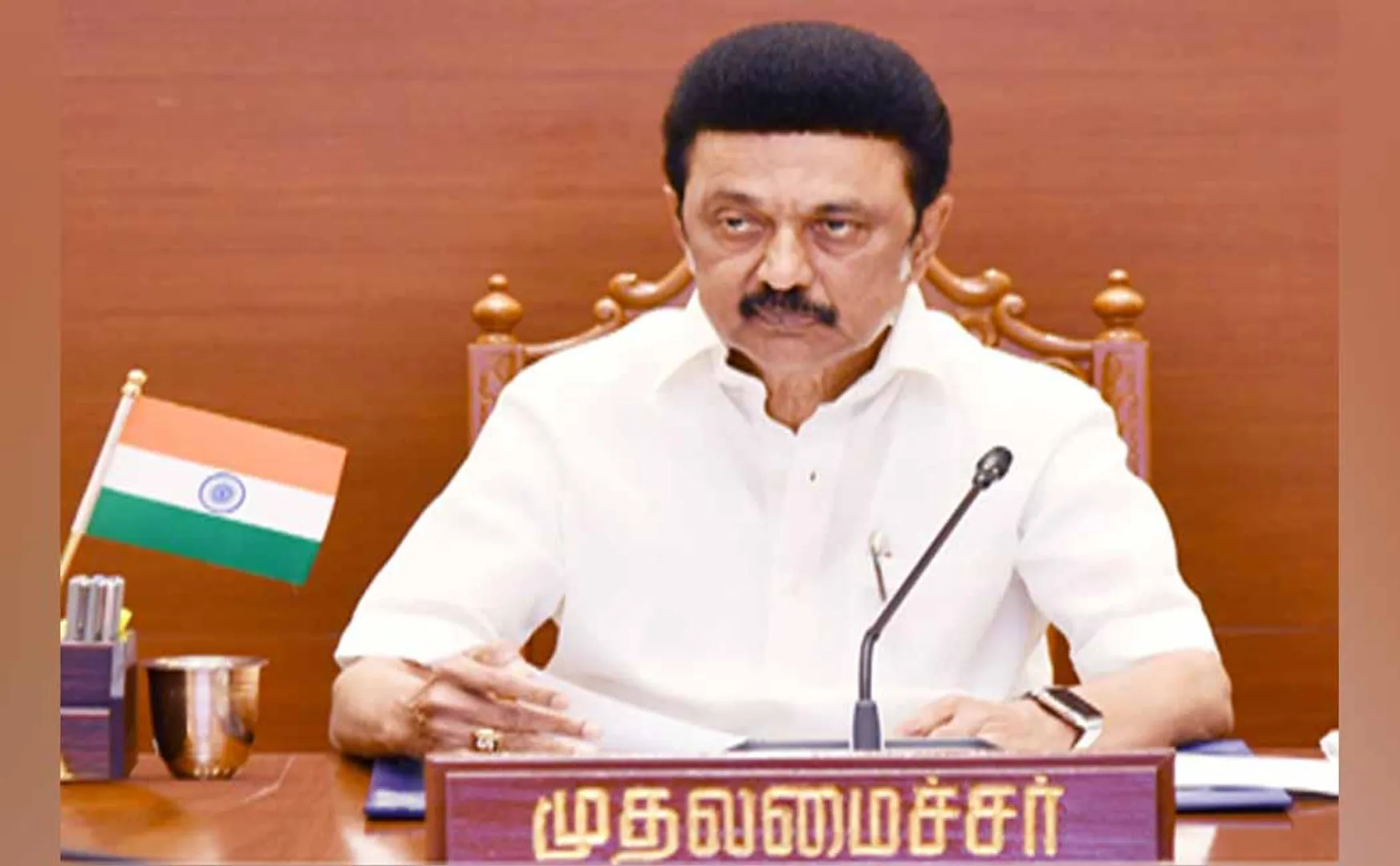  CM MK Stalin says Lets create a progressive India 
