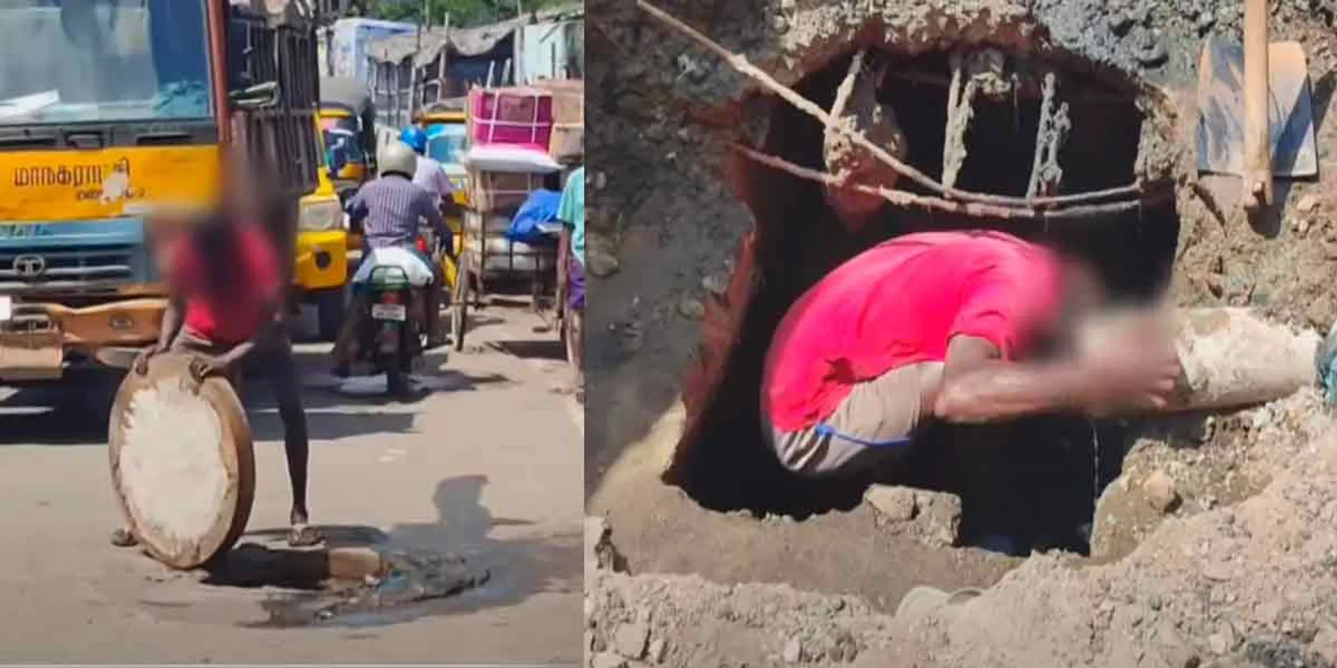 A worker who removes human waste with bare hands; Madurai Municipal Corporation embroiled in controversy
