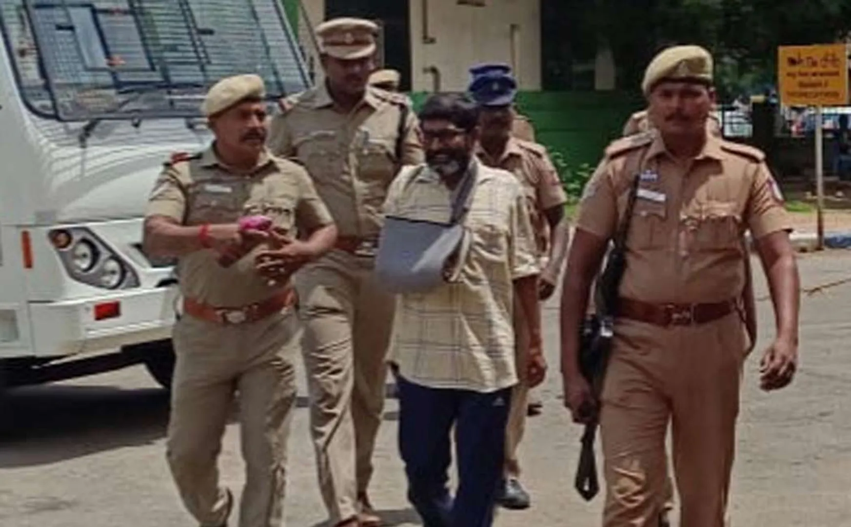 After the end of the police custody, savukku Shankar was remanded in jail