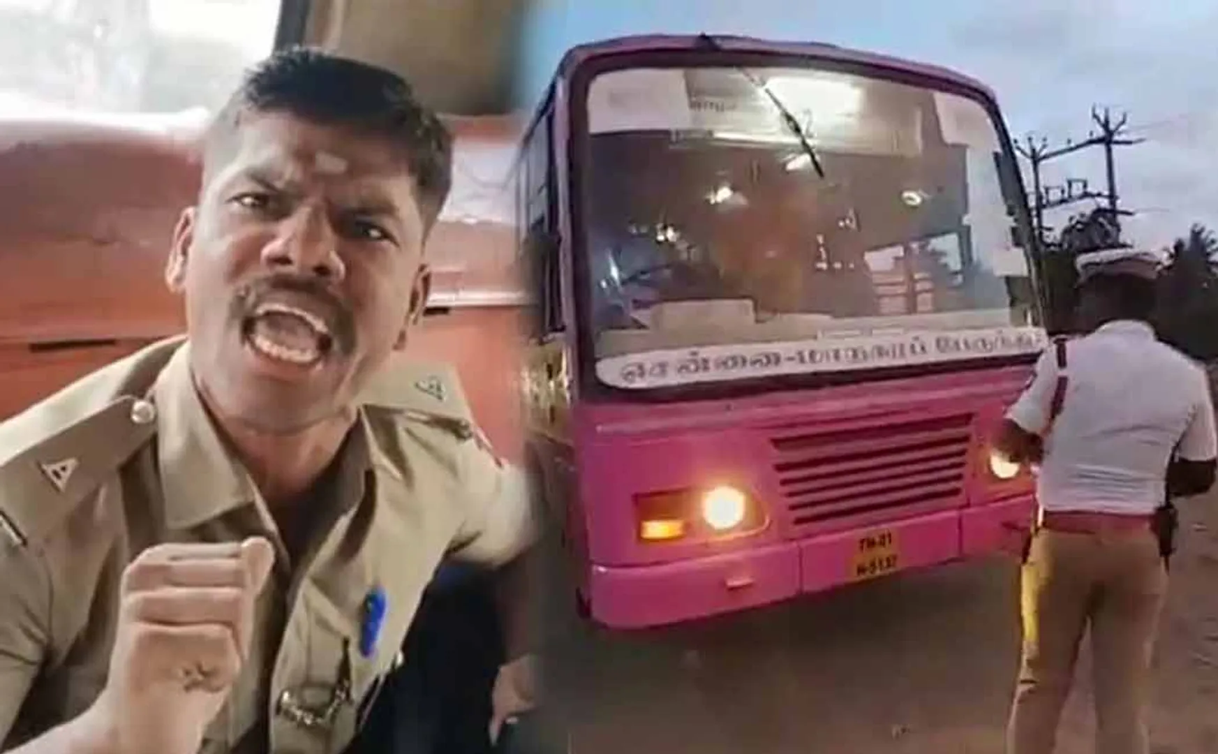 Anbumani comment on the issue between the police and transport department