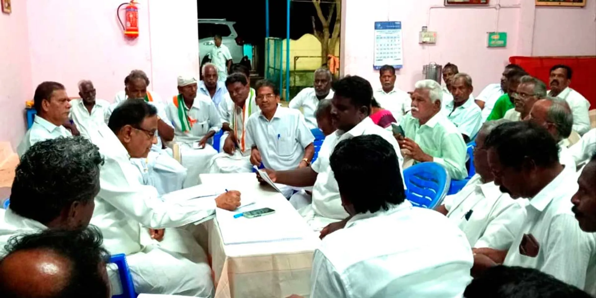  'How many votes for Congress in each booth' - P.C. takes account of agents.