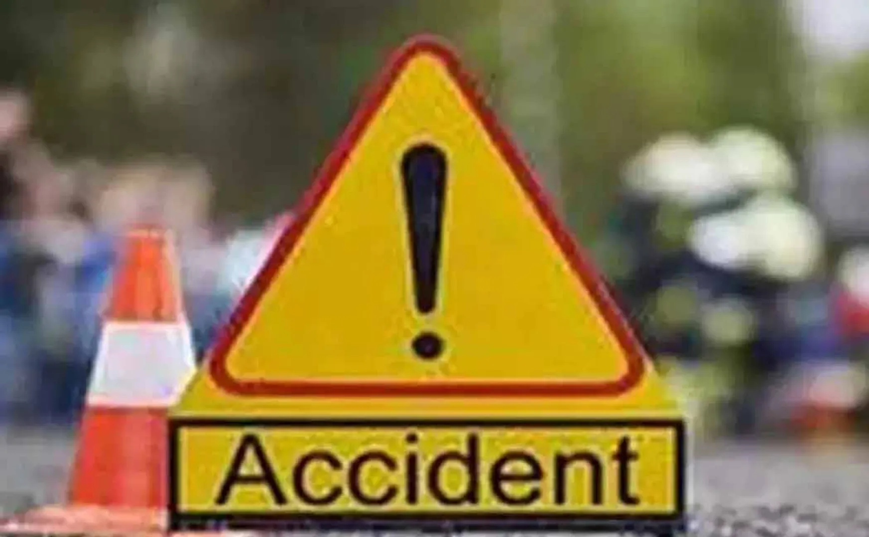 car hit a woman at a petrol station