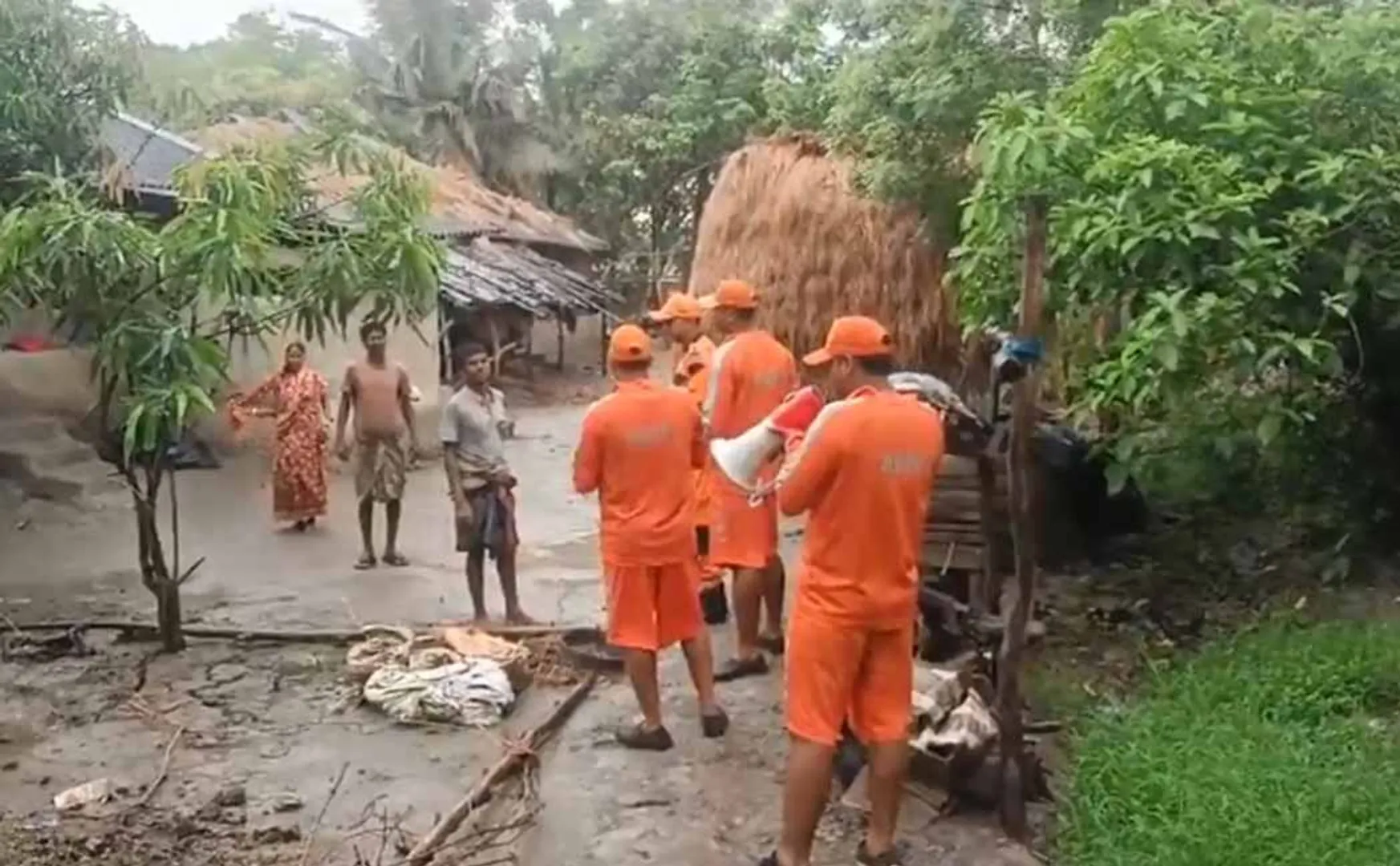Remal Cyclon National Disaster Response Team in the field