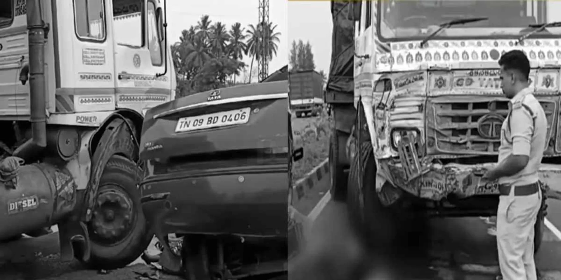 Repeat accident; Four members of the same family lost their lives