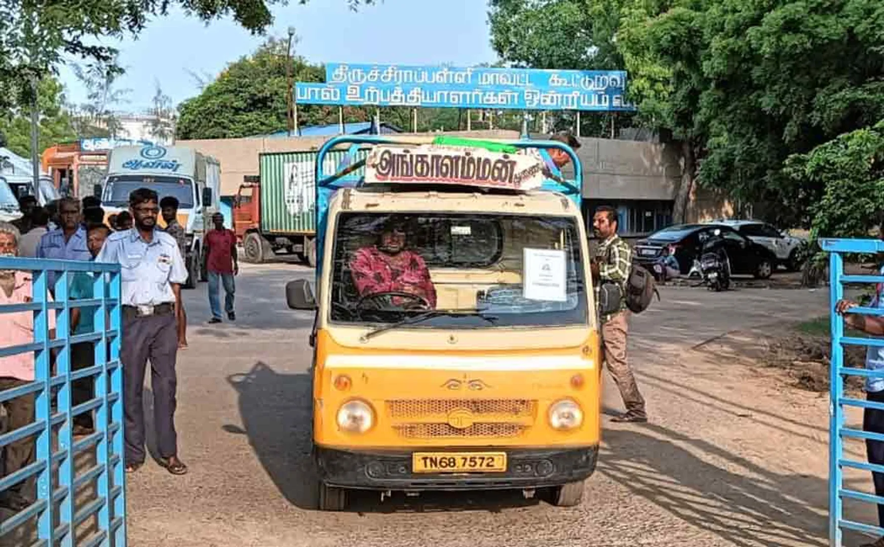 Rent arrears for milk delivery vans