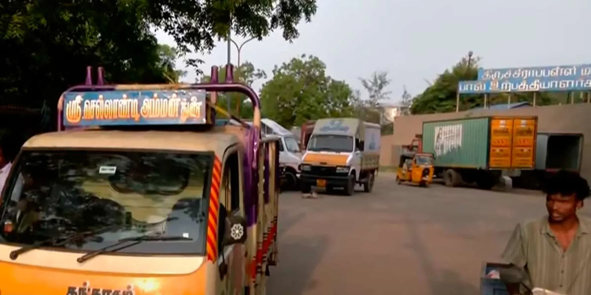 Owners of Aavin milk delivery van rental protest