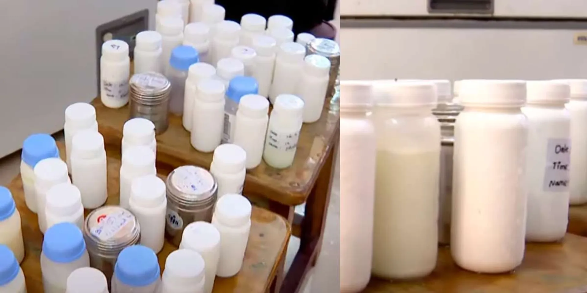 Breast milk sales exposed; 18 groups system