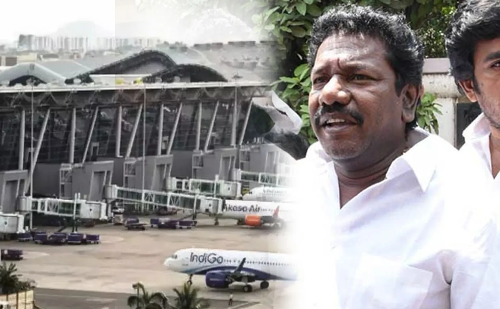 40 bullets were seized from Karunas at Chennai airport
